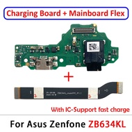 For Asus Zenfone Max Plus (M2) ZB634KL A001D USB Board Charger Charging Dock Port Connector Main Fle