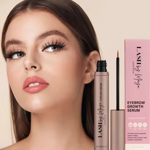 Lash Eyelash Growth Serum Extra Volume Waterproof Black Mascara Fuller Thicker Curling Ultra Fine La