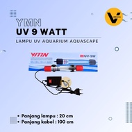 Aquarium UV Lamp YMN UV 9 Watt UV Lamp Aquarium Sterilization UV Lamp Aquarium Filter