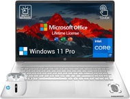 HP 17 Touchscreen Laptop Computer, 17.3” HD+ Touch Screen Business PC, Intel Core i7, 64GB RAM 2TB S