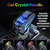 Car crystal gear knob new led rainbow multicolor diamond gear sticks LEXUS Toyota Alphard Vellfire agh30 agh40 anh20