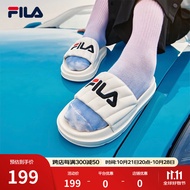 斐乐（FILA）女鞋运动拖鞋厚底凉拖沙滩鞋漂流船 奶白-GD 37.5