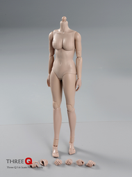 1/6 Scale Plastic Female Action Figure Unpainted Sketch Model Collectible Toy Soldier Model Kit Hand