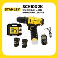 STANLEY 12V 2X2.0AH LI-ION HAMMER DRILL SCH10D2K-B1