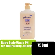 JOHNSON & JOHNSON BABY BODY WASH PH5.5 NOURISHING 750ML - HONEY HTM Pharmacy