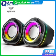 Qsenn Aula Led Speaker N-107 Bluetooth Speaker Pc Speaker Soundbar Gaming Speaker