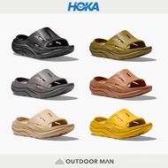[hoka] unisex ora recovery slide 3 slippers thick-soled slippers1135061 waterproof anti-slip black trendy drag