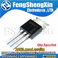 5 Pieces SPP20N60C3 20N60C3 TO-220 SPP20N60 SPP17N80C3 17N80C3 SPP24N60C3 24N60C3 SPP11N60C3 SPP11N6