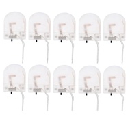 10pcs Battery Holder Coin Cell Holder 1 x 3V CR2032 Battery HolderButton Battery Holder with Line On