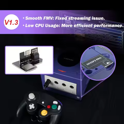 V1.3 SD2SP2 Pro SD Card Adapter Load SD Card TF Card Reader For Gamecube NGC NTSC PAL Serial Port 2 