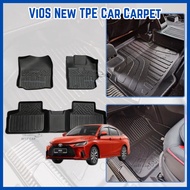 TPE Carpet Vios 2023-2026 MAGIC MAT 5D Car Mat Karpet Kereta