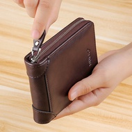 Dompet lelaki bergaya lelaki ritsleting terbaru pelajar dompet pendek beg pelbagai kad Korea beg tangan wanita