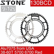 Stone Chainring 130 BCD Oval for Sram Red Shimano 3sixty Brompton 5700 6700 Road Bike 40 42T 52 54 5