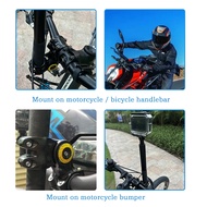 Motorcycle Bicycle Panoramic Monopod Invisible Stand for GoPro Max Her 11 10 9 Insta360 One X2 DJI Moto Action Camera Accessory