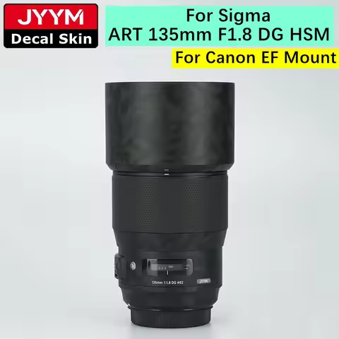Customized Sticker For Sigma ART 135mm F1.8 DG HSM (For Canon Mount) Lens Decal Skin Vinyl Wrap Film
