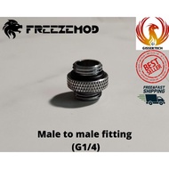 Male to male fitting g1/4(silver)
