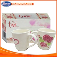 Idolmart Love Mug Set papa mama/Couple Glass/Flower Mug/Love Mug