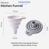 Portable folding silicone funnel silicone water funnel/ multi-purpose oil funnel/ silicone funnel