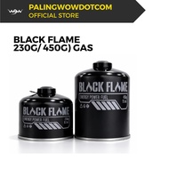 BLACK FLAME Butane Gas Catridge 230g 450g EN417
