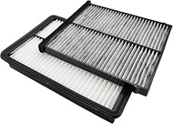 OPBU811-259 Cabin and Engine Air Filter for Mazda 3 (2014-2018)，6 (2014-2021)， CX-5 (2013-2023)