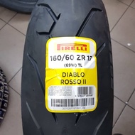 ORIGINAL PIRELLI DIABLO ROSSO 2 MOTOR Tayar Tubeless Tyre All size 2021 New Tayar Ready Stock Rosso2 120/70-17 160/60-17