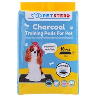 [จัดส่งจากคลัง] PETSTER เพ็ทสเตอร์แผ่นรองอนามัยชาร์โคลสำหรับสัตว์เลี้ยง 10แผ่น [8853474069811]