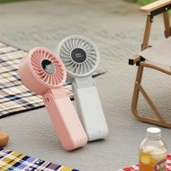 F5PRO 30-Hour 8000mAh Portable Turbine Fan – Foldable Mini Handheld AC Cooling Fan