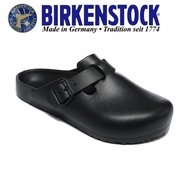 Birken&stock Sandal Separuh Pek Hitam Boston EVA untuk Lelaki dan Wanita 36-45