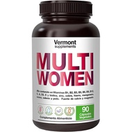 Multivitamin wanita dengan biotin - 90 kapsul, MULTI WOMEN multivitamin lanjutan, menyediakan 13 vit