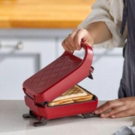 厚燒格子三明治機 RPS-2 (紅色)｜烘三明治機｜格紋飛碟機｜輕食早餐機｜多士機｜煎烤三明治機 RPS-2_R