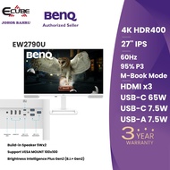 BenQ EW2790U/EW3290U 27”/32" 4K UHD HDR400 Eye-Care Monitor | USB-C for Laptop