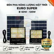EURO SUPER 60W 120W Solar Headlight - IP67 Waterproof Solar LED Light