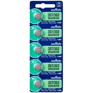 Murata 357/303 SR44 SR44/W/SW Watch Battery - Made in Japan Button Cell Batteries