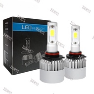 ZR For  1 Pair H4 H7 H11 H8 H1 H3 9005 Hb3 9006 Auto S2 Headlight Bulbs 72w 8000lm Accessories 3000k