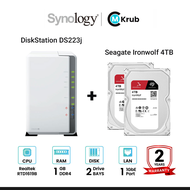 [NEW] Synology DiskStation DS223j 2-Bay BAS + 2 x Seagate Ironwolf 4TB / 6TB / 8TB