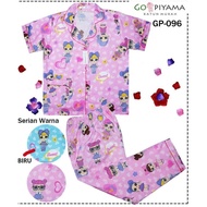 Baju Tidur Piyama Wanita Dewasa Katun GO PIYAMA PENDEK - PANJANG HTS