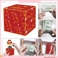 HOT Cash Gift Idea Surprise Money Box Gift Christmas Money Box Cash Gift Holder Easy Diy Assembly Vibrant Color Surprise Making Money Gift Box Perfect for Southeast Buyers