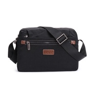 กระเป๋าสะพายข้างผ้าอ็อกซ์ฟอร์ดกันน้ำสำหรับผู้ชาย Fido Dido กระเป๋าสะพายข้างแบบลำลองสำหรับเล่นกีฬากลา