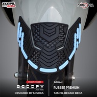 Misoka RUBBER Scoopy 2025-2026 ICE BLUE 3mm Pnp cool Motorcycle