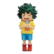 Bandai | Anime MHA Figure Bakugo Boku Midoriya Izuku Action Figure Cute Q-Version Model Collection A