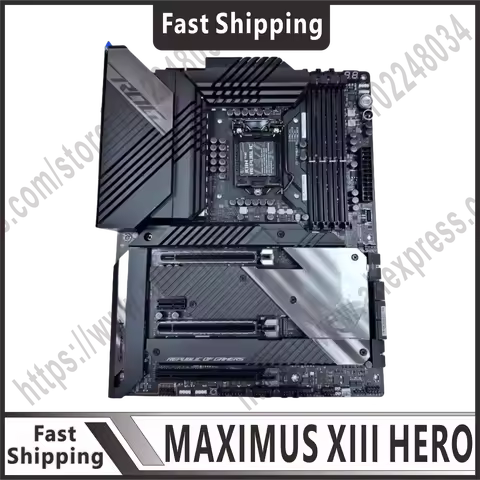 LGA 1200 motherboard ROG MAXIMUS XIII HERO Z590 motherboard 4 × DDR4 128GB PCI-E 4.0 4 × M. 2 ATX is