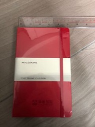 Moleskine red notebook