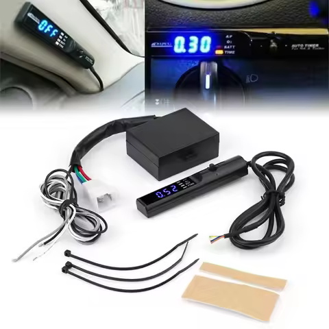 Universal Car Turbo Timer Device Digital Led Display Auto Turbo Timer Parking Time Retarder 12V Raci
