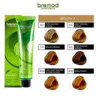 bremod Hair Color 100ml ( Honey tea brown, Chocolate Brown, mocha brown, Light Golden blonde, golden