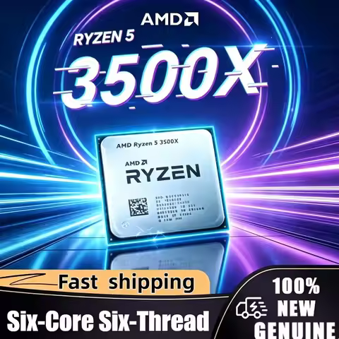 AMD Ryzen 5 3500X R5 3500X 7NM L3=32M 3.6GHz Six-Core Six-Thread 65W 100% Brand New CPU Processor 10