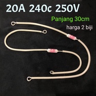 2 Biji 20A 240C 250v Thermal Fuse ceramic Rice Cooker Fuse