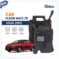 XSHIELD - 7D Vios Gen 3 Anti-Slip Car Mat - Waterproof - Durable | FLOOR MATS 7D