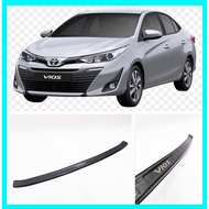 TOYOTA VIOS 2019-2021 Rear Bumper Guard Trunk Protector Stainless Steel(BLACK CHROME)