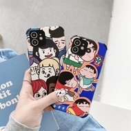 [Crayon Shin-chan] Painting Phone Case for Xiaomi Mi 11 Lite 11T 10T 9T Pro Redmi Note 10 10s 9 9s 8 7 Pro 9A 9C 8A 7A Poco X3 GT F2 F3 M3 Pro Camera Protection Shockproof Soft Case Cover