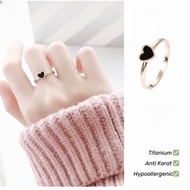 Gretta Cermain Love Ring Black Love Ring Accessories FashionRing
